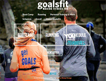 Tablet Screenshot of goalsfit.com